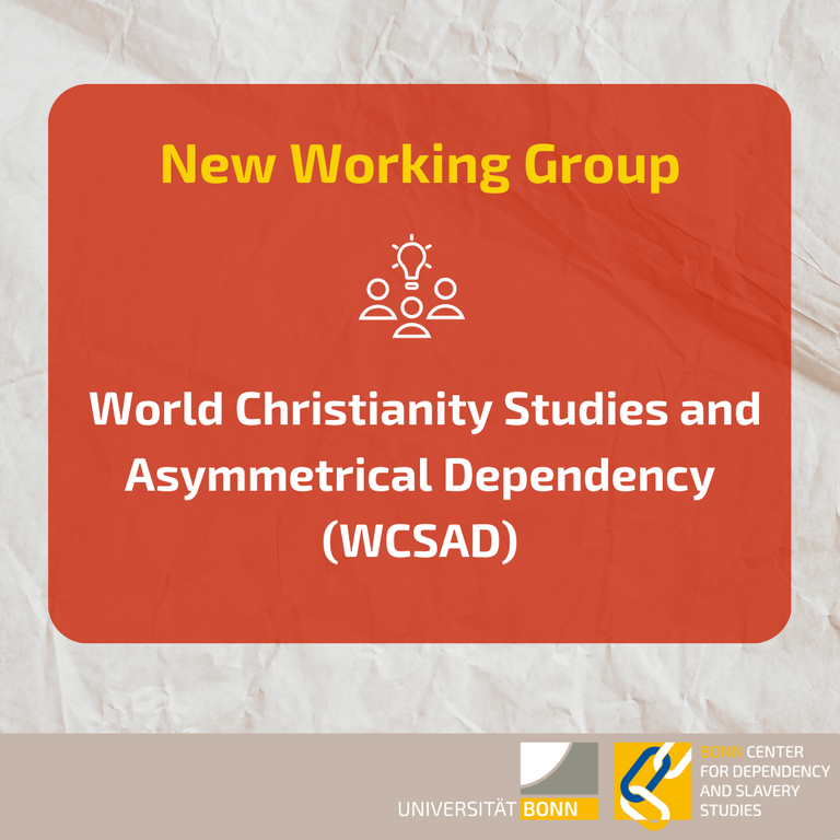 New WCSAD Working Group