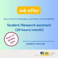 Stellenangebot / Job Offer: SHK/WHF