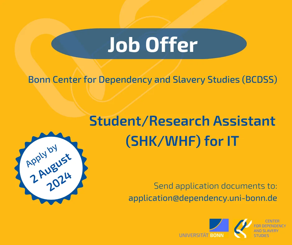 Stellenangebot/Job Offer: SHK/WHF (IT)