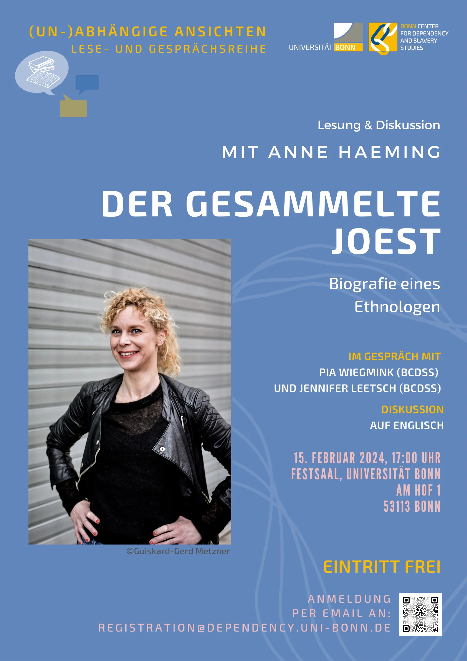 Reading & Discussion Anne Haeming