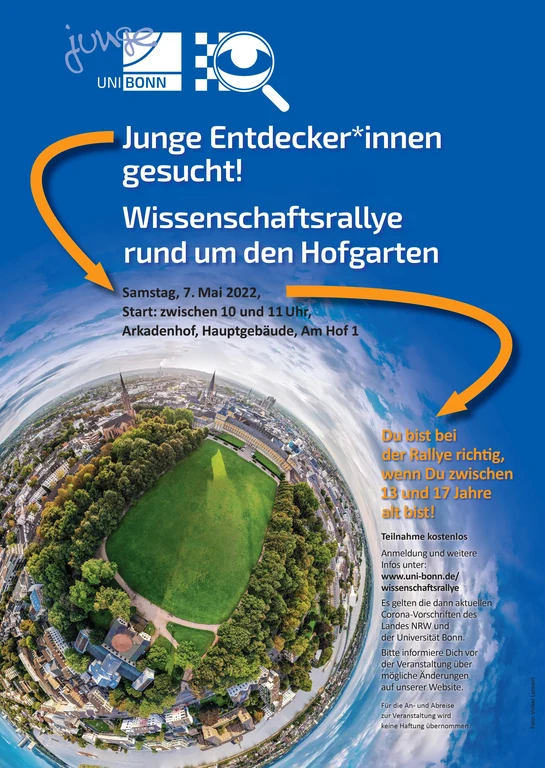 Plakat Wissenschaftsrallye 2022