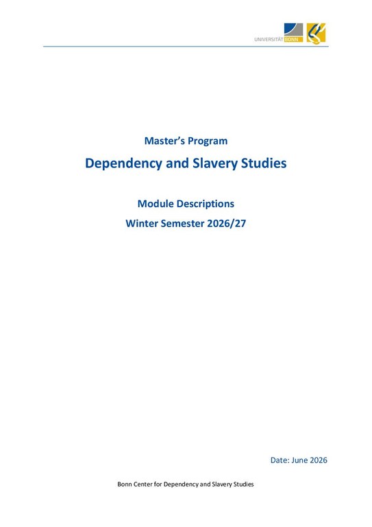 Study Program Dependency and Slavery Studies_WiSe 2026_27.pdf