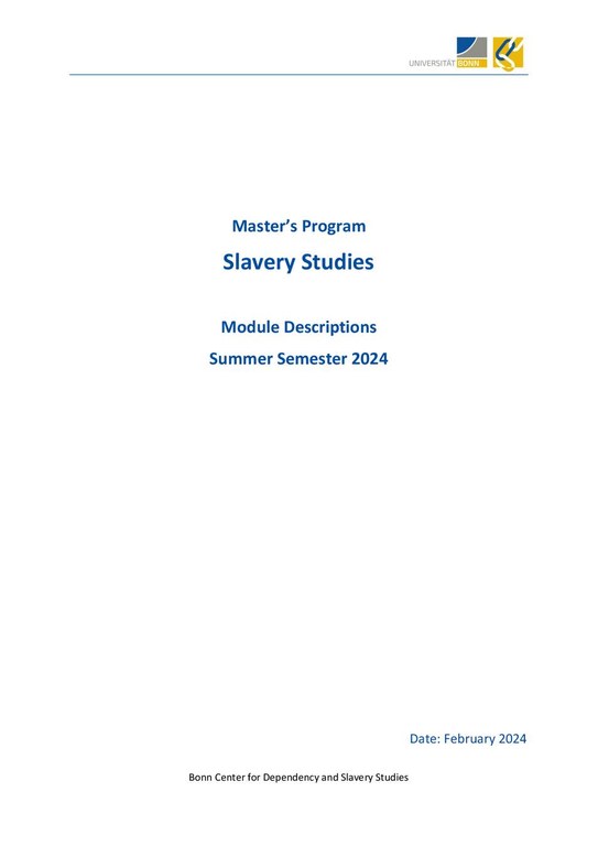 Study Program Slavery Studies_Summer Semester 2024.pdf