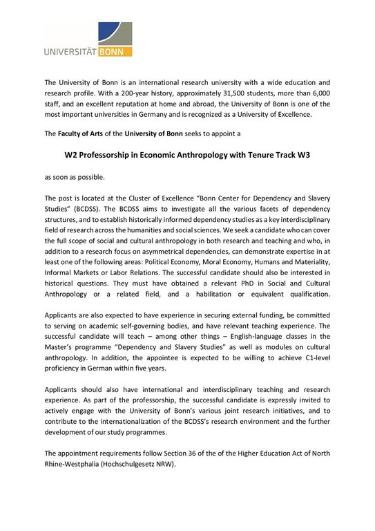 W2 Professorship in Economic Anthropology with Tenure Track W3.pdf