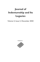 Cover Journal of Indentureship and Its Legacies