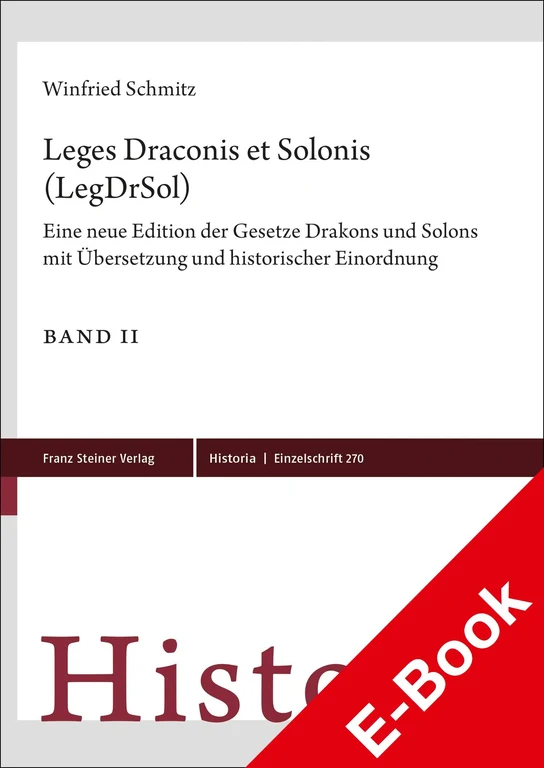 Cover Leges Draconis et Solonis